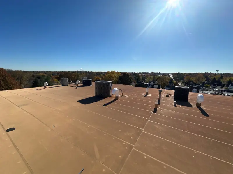Midwest commercial roof before