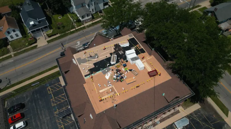 shingle and flat roof replacement